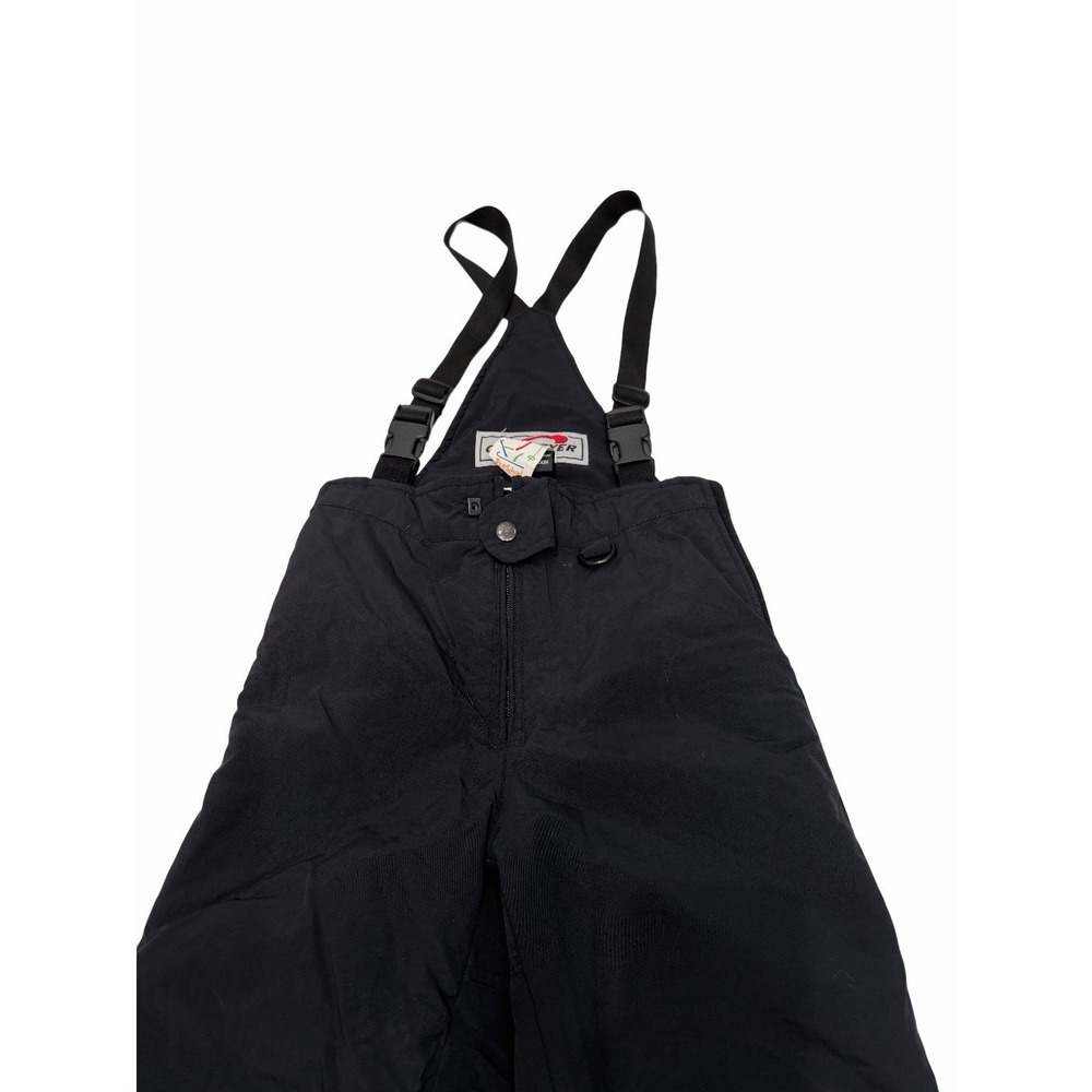 Obermeyer I-Grow Kids Size 7 Black Snow Bib Ski Winter Pants Adjustable
